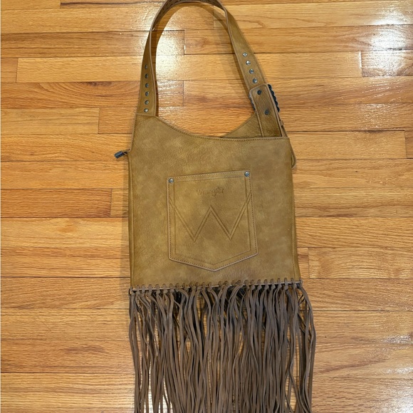 Wrangler New Fringed Studded Hobo Bag - Picture 3 of 14